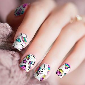 Unicorn Nail Wraps 🦄